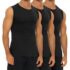 Unterhemd Herren 3/5er Pack Tank Top Baumwolle Männer Schwarz Weiss Mehrfarbig