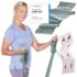 TheraBand 2,50m im PE Beutel mit Anleitung blau | Fitnessband | Gymnastikband | Stretchband für Ganzkörpertraining | Widerstandsband | Training Bands für Zuhause | Fitness Zubehör | 100% Naturlatex