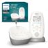 Philips ‎AVENT Audio Babyphone DECT-Technologie, Eco-Mode, Gegensprechfunktion, Schlaf- und Nachtlieder, Temperatursensor, maximale Reichweite, weiß (Modell SCD713/26)