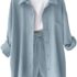 JDY Damen JDYGEGGO New Long Pant JRS NOOS Hose, Chateau Gray/Detail:Black Buttons, S/30
