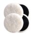 SPTA 5tlg 150mm Polierschwämme Pad Wachs Schwämme Pad Polierschwamm Auto Polieren Pad Schwamm Polierschaum Pad Set für Exzenter Poliermaschine Schleifmaschine – Auto polieren Profiset