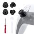 PS5/Slim/Pro Ständer für Disc & Digital, 3-stufiger Auto PS5 Lüfter und RGB LED mit PS5 Controller Ladestation für DualSense & Edge Controller