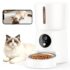 Fogmiea Futterautomat 5KG, Futtertrog mit Auto Pedal und Wasserfest Decke