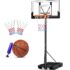 Dripex Basketballkorb Outdoor Kinder, 107-213 cm Höhenverstellbar