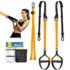 Flintronic Schlingentrainer, Sling Trainer Set für EIN Ganzkörpertraining, Schlingentrainer für Zuhaus, Gelb