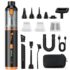 4-in-1 Handstaubsauger Akku,Auto Staubsauger Stark,28000PA Handstaubsauger Kabellos,3-Gang 240000 U/min Elektrische Staubgebläse Druckluftspray für Auto,Küche,PC,Sofa,Büro,Haus& Tierhaar Reinigung.