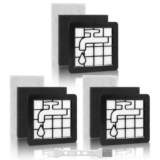 XV1220/01 Ersatzfilter-Set für Philips Beutellose Staubsauger 2000 Serie,