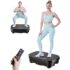 Viamotion Vibrationsplatte, Rüttelplatte Sport für Zuhause mit Stabiler Basis und LED-Display, 99 Geschwindigkeitsstufen Vibration Plate für Fitness und Muskelstraffung (Schwarz)