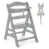 hauck Beta+ Holzhochstuhl Set mit Rädern 6 Monate bis 90 kg, Natural