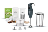 ESGE-Zauberstab E120, 7-teiligs Stabmixerset mit Pflanzenmilchbereiter,
