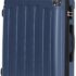 BEIBYE Reisekoffer L 66 cm – Hartschalenkoffer aus ABS mit Doppelrollen für Urlaubsreisen, Schwarz