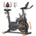 [2026 Aktualisierte] Heimtrainer Fahrrad mit APP und Herzfrequenz, Ergometer Mit Stoßdämpfungssystem, Ultraleise