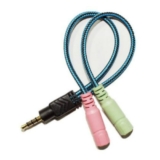 PLAFOPE 2 Stück In-1 Audio Adapter für Handy und Notebook, 20cm, Robust,
