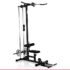 Hop-Sport Hantelbank, Multifunktionale klappbare Trainingsbank mit Langhantelständer, Latzugturm, Butterfly & Curlpult, für Krafttraining zuhause, 250 kg Max. Belastbarkeit der Hantelbank