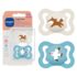 Tommee Tippee Ultraleichter StayPut 0-6m, 4er-Pack, Schnuller, einteiliges Silikondesign