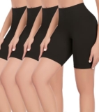 sellto 4 Pack Radlerhose Damen Kurz Boxershorts Unter Kleid Unterziehhose,