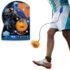 BJNCDIO Fussball Trainingszubehör, Koordinationsleiter 6m mit 12 Hütchen, Abnehmbar Hürden, Springseil, Widerstandsbänder, Widerstandsschirm,Fussball Trainingsset,Fussball Geschenke Jungen (Blau)