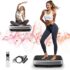 Viamotion Vibrationsplatte, Rüttelplatte Sport für Zuhause mit Stabiler Basis und LED-Display, 99 Geschwindigkeitsstufen Vibration Plate für Fitness und Muskelstraffung (Schwarz)
