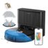 LIVEN 24 Stück Schwarze Flammenlose LED-Kerzen mit Fernbedienung, Flackernd, Halloween Deko für Zuhause,3 Größen