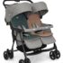 Medi Partners Sitzauflage Kinderwagen Buggy Baby Sommer Kindersitz Einlage Universal – 5tgl Gurtpolster + Spielbogen Kinderwagenset Babyschale (REH mit Grauer Minky)