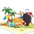 QWEJFSFHG Malle Accessoires 2Pcs Bier Königin Kappe & Herz Sonnenbrille, Mallorca Party Outfit Freundin, Ballermann Outfit Damen, Geschenke für Freundin, Malle Outfit Damen für Strand Urlaub Festival