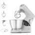 LEHMANN Küchenmaschine mit beheizbarer 5-L-Schüssel, integrierte Waage & Timer, Knetmaschine mit Planetenrührwerk, 12 Geschwindigkeiten, Gärfunktion bis 45 °C, Touch-Display, 3 Rühraufsätze