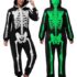 Spooktacular Creations Halloween Skelett Unisex für Erwachsene, Halloween Tier Plüsch Einteile Kostuem Cosplay (Medium)