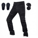 AeloSiym Motorradhose Herren Damen Motorrad Textilhose Mit CE-Protektoren Stretch Hose Mit Protektoren Schutzhose Schutzhose Mit Protektoren Motorradhose Für Alltag Vier Jahreszeiten, 72.99