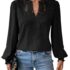 AACH Hosenanzüge für Damen Elegant Blazer Anzug Set Einfarbig Streetwear Zweiteilig Hosenanzug Business Modern Anzughose Revers Slim Fit Sportlich Büro Outfit