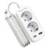 TESSAN 2er Pack Reiseadapter Indien mit 3 USB, Adapter Sri Lanka