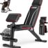 FitinOne Hantelbank Klappbar Verstellbar, Multifunktions Trainingsbank Schrägbank für Ganzkörper-workout, 6 in 1 Fitnessbank für zu Hause oder im Fitnessstudio, 300kg Gewichtskapazität