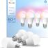 Philips Hue Essential Smart LED GU10 Spotlight, 4er Pack