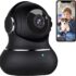 litokam Little elf Überwachungskamera Innen, 2K Babyphone mit Kamera mit Bewegungserkennung, 360°WLAN Kamera überwachung innen mit 2-Wege-Audio, Nachtsicht, Hundekamera Haustierkamera mit app, Alexa