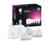 Philips Hue kabelgebundener Smart Switch, 2er-Pack, für die einfache Steuerung der Hue-Leuchten, ohne Batterien, steuerbar via App oder Sprachbefehl, kompatibel mit Apple Home, Google Home und Alexa