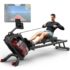 6 IN 1 Laufband für Zuhause mit Neigung,12km/h Walking Pad mit Steigung,2.5HP Klappbar Laufband für Zuhause & Büro,2-LED-Anzeige,120KG,Keine Installation