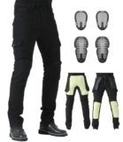 CTBQiTom Motorradhose Herren, Aramid-Futter & CE Level 2 Protektoren, 66.99