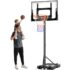 VALENESS® Profi Basketballkorb Outdoor 150–210 cm höhenverstellbar mit Ball