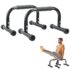 HANDSONIC Parallettes, 32.5cm hoch – Push Up Bar & Dip Barren – Rutschfeste Liegestützgriffe aus Holz – Calisthenics Equipment für Indoor & Outdoor – Ideal für Heim-Fitness, Handstand & L-Sit