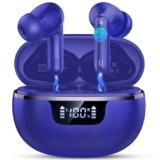 Bluetooth Kopfhörer, In Ear Kopfhörer mit ENC Noise Cancelling Mic, Kabellose Kopfhörer 40 Std Spielzeit Tiefer Bass mit LED-Anzeige, IP7 Wasserdicht Ohrhörer USB-C, Kopfhörer Kabellos Bluetooth 5.4,