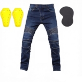 AeloSiym Motorradhose Stretch Schutzhose Mit CE-Protektoren Herren Damen Schutzhose Mit Protektoren Hose Motorrad Textilhose Mit Protektoren Motorradhose Für Alltag Vier Jahreszeiten, 66.99
