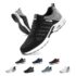 Hitmars Laufschuhe Herren Sneaker mit Dämpfung Sportschuhe Leichte Atmungsaktiv Turnschuhe für Jogging Fitness Training Freizeit Schwarz 43