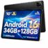 Keoaxll Tablet 10,1 Zoll Android 15 OS GMS-Zertifiziert, 18 GB (6+12) RAM, 128 GB ROM, 1 TB erweiterbar, Android-Tablet 1280 * 800 HD, 5G WiFi, BT5, 5 MP + 2 MP Dual-Kamera, 6000 mAh Akku, Schwarz