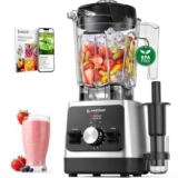 AMZCHEF Hochleistungs-Standmixer mit 1800 Watt Motor, 2 L Tritan-Behälter,