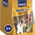 Vitakraft Treaties Bits, Hundeleckerli, Hundesnack weich, gefüllt mit Leberwurst, Hunde Trainingsleckerli, ohne Zusatz von Zucker (1x 120g)
