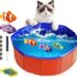 WIYETY Automatischer Futterspender für Haustier, Automatische Haustierfütterung für Hunde und Katzen, Futterautomat mit mit 48-Stunden Timer, Futternapf für Katzen und Hunde(350ML)