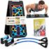 FUNFLEX Liegestützbrett 17-in-1 Push-Up Board – Faltbares Trainingsboard mit Griffen & Widerstandsbändern – Ergonomisch & Gelenkschonend – Für Home-Workout, Krafttraining & Calisthenics