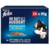 PURINA FELIX Sensations Gelees Geschmacksvielfalt vom Land Katzennassfutter, Portionsbeutel, 6x12x85g