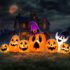 HOMCOM 270 cm Aufblasbare Halloween Kürbis mit integrierten LEDs