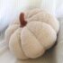 Shengruili Kürbis Kissen 23cm,Halloween Kürbis Kissen,Halloween Plüsch kürbis Kissen,3D Plüsch kürbis Dekokissen,3D Kürbisoptik Kürbiskissen