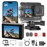 SJCAM SJ6ULTRA Action Cam 4K 20MP Unterwasserkamera 30m Wasserdicht,64GB,